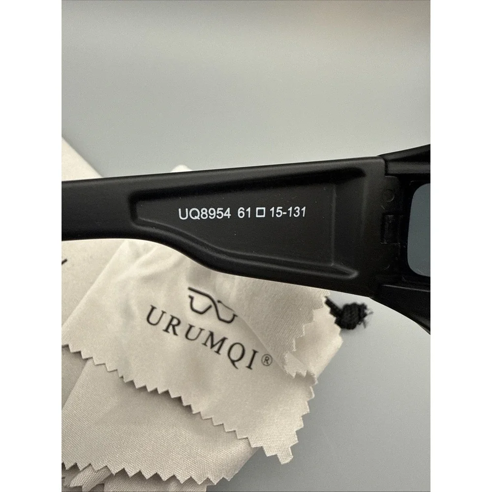 URUMQI Sunglasses Fit Over Glasses Polarized 100% UV Protection Wrap-Case/Cloth